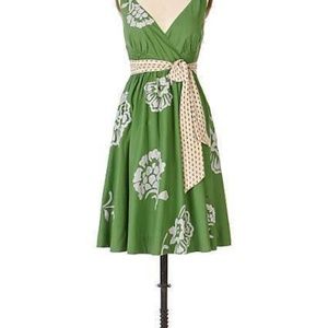 Anthropologie Lithe River of Grass Dress Size 0